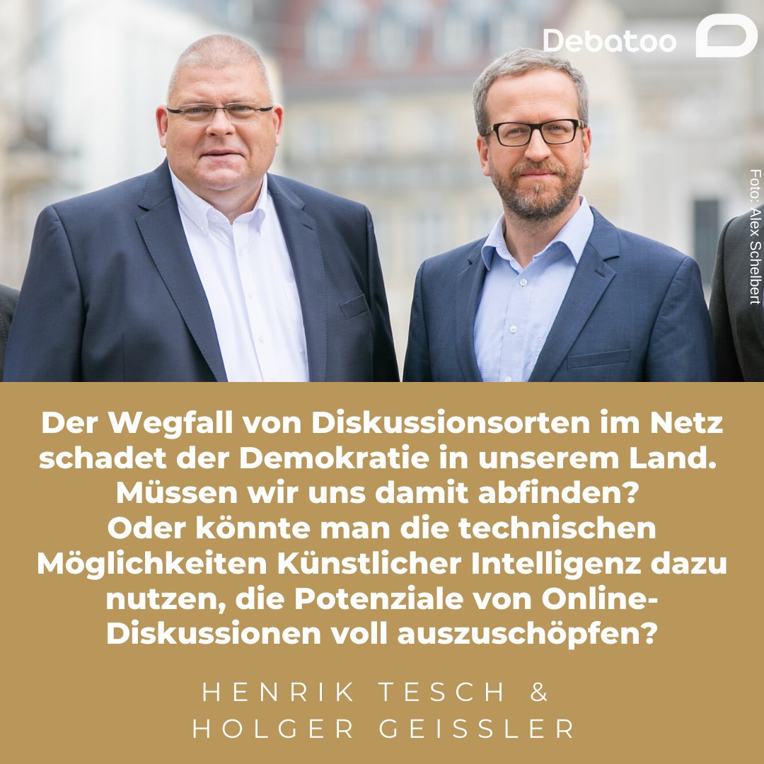 Debatoo1's tweet photo. Neuer Artikel von @HenrikTesch und @holgeissler zum Thema "Wenn Algorithmen Meinung machen" erschienen @pundk #Algorithms #Demokratie #debattenkultur
https://t.co/EhWyrnRqHf https://t.co/Lat8advpdU