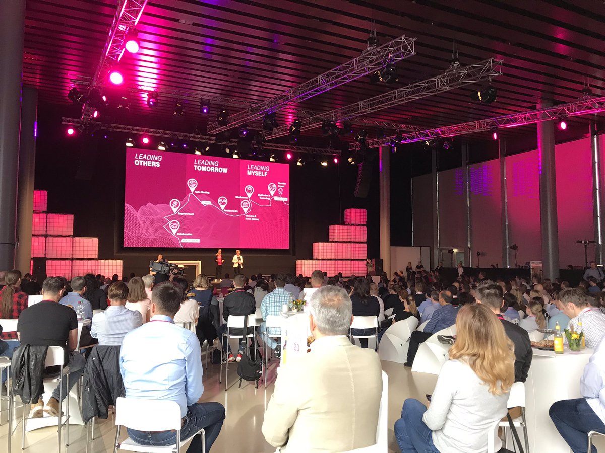 JulianMHoffmann's tweet photo. Let the summit begin #nextgensummit #telekomwall #levelUPNextGen - looking forward to inspiring speeches and exciting breakout sessions. https://t.co/VxJ05QpjWb
