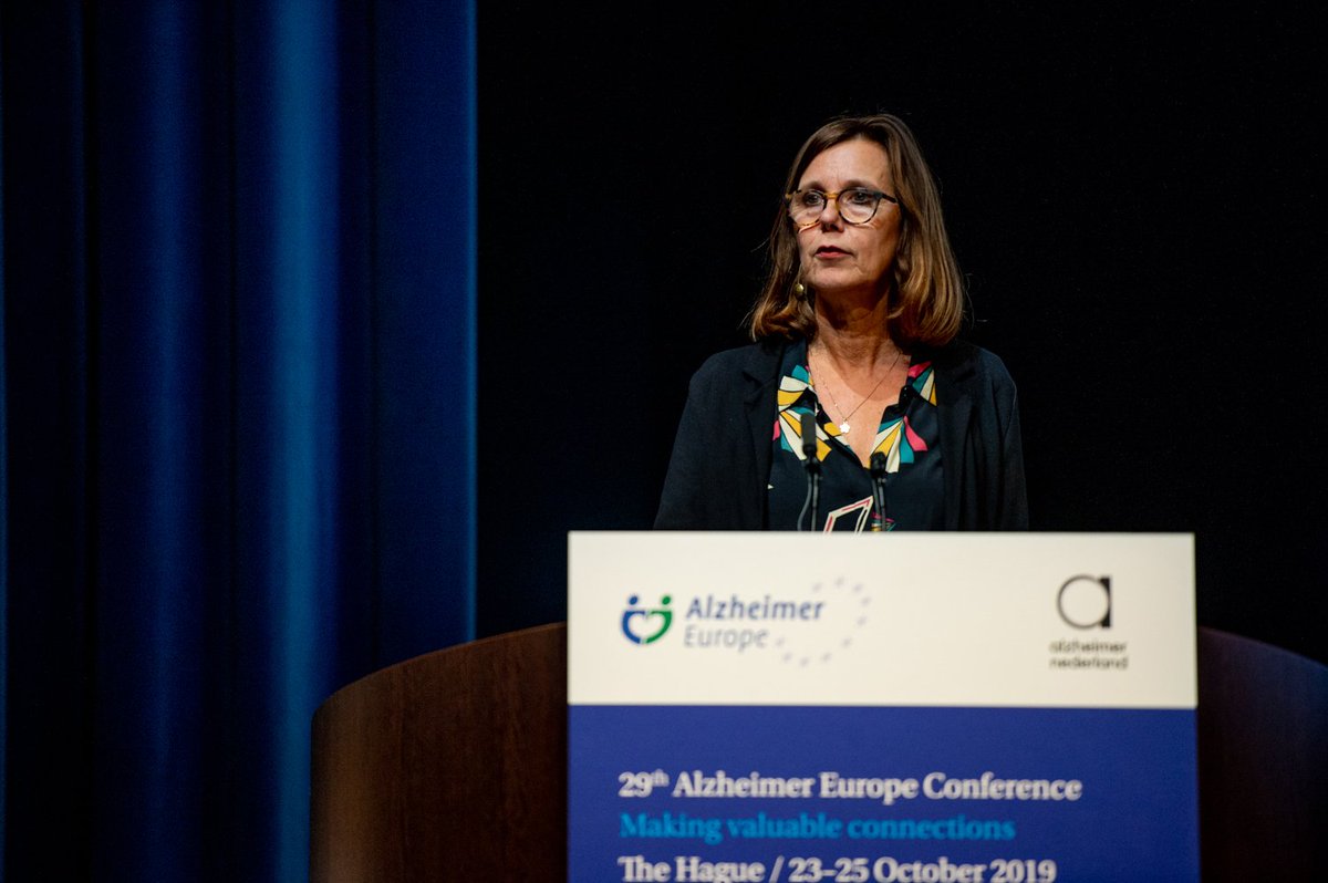 alzheimernl's tweet photo. The 29th @AlzheimerEurope Conference 'Making valuable connections' was formally opened yesterday evening in The Hague. Our Executive Director @gerjokewilmink:  "We believe that exchanging knowledge is of paramount importance in strengthening the dementia movement." #29AEC https://t.co/rn1l501AkF