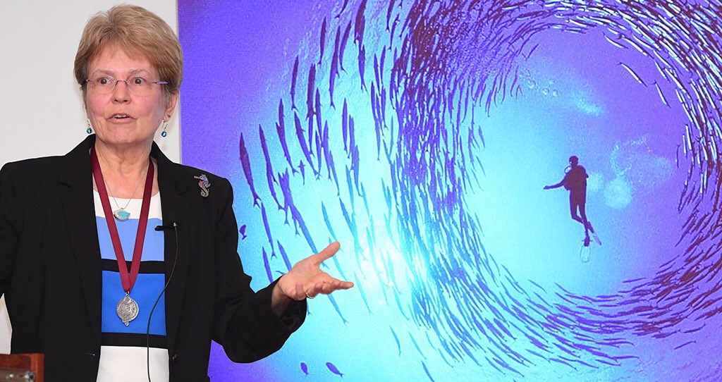 Fantastic speech by <a href="/JaneLubchenco/">Jane Lubchenco</a> at #OurOcean: “The worlds need a new narrative. The ocean is so central for our future. It is not to big to fix, but it’s too big to ignore!”

#saveourocean #inspiring