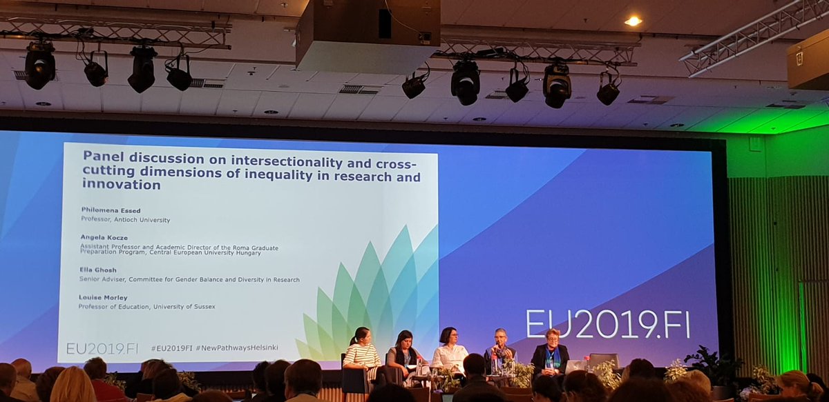 Technology can perpetuate and even amplify social patterns of injustice by consciously or unconsciously encoding human bias. Understanding underlying #intersectional discrimination structures in society can help develop more just and responsible technologies #NewPathwaysHelsinki