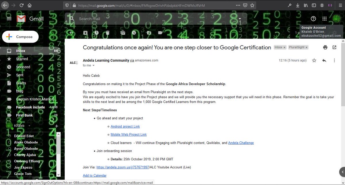 khaleb_dev's tweet photo. #150DaysofALC4 #ALCwithGoogle
#DevFestSS
#DevFestSSCalabar19
#DevFestCalabar
#DevFest
#DevFest19
Finally, I got to the project phase......
#life_of_a_programmer
#weird_coder https://t.co/iVEl7IhaDH