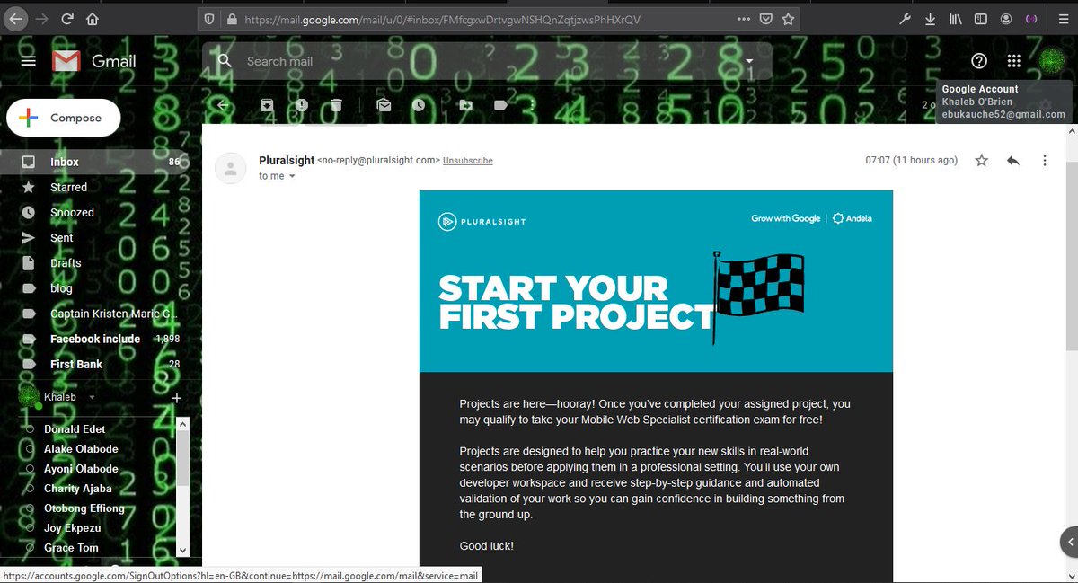 khaleb_dev's tweet photo. #150DaysofALC4 #ALCwithGoogle
#DevFestSS
#DevFestSSCalabar19
#DevFestCalabar
#DevFest
#DevFest19
Finally, I got to the project phase......
#life_of_a_programmer
#weird_coder https://t.co/iVEl7IhaDH