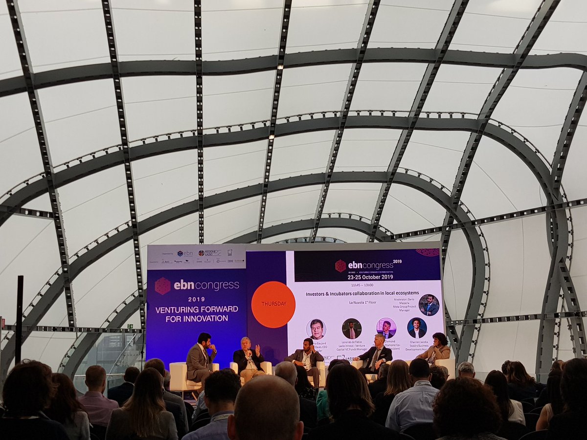 LauraLecci's tweet photo. #investors and #incubators collaboration in #localecosystem with @DarioMazzella @BeaujardThierry Lorenzo De Fabio @LazioInnova David Diamond and Charmez Jacobs #EBNCongress @EUBIC https://t.co/MeqWS3WGOa
