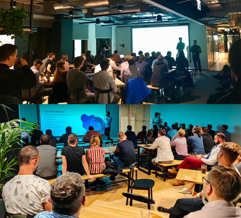 StefanBogucki's tweet photo. @RevolutApp #RevRally Business gathered yesterday enrepreneurs and freelancers from City of Cracow 🚀 @packhelpcom thank you for joining us and sharing your experience with our product 🙏 #packhelp #business #revolut (vide link) https://t.co/Oc9oKlX5Tx https://t.co/lcEoBWfOTN