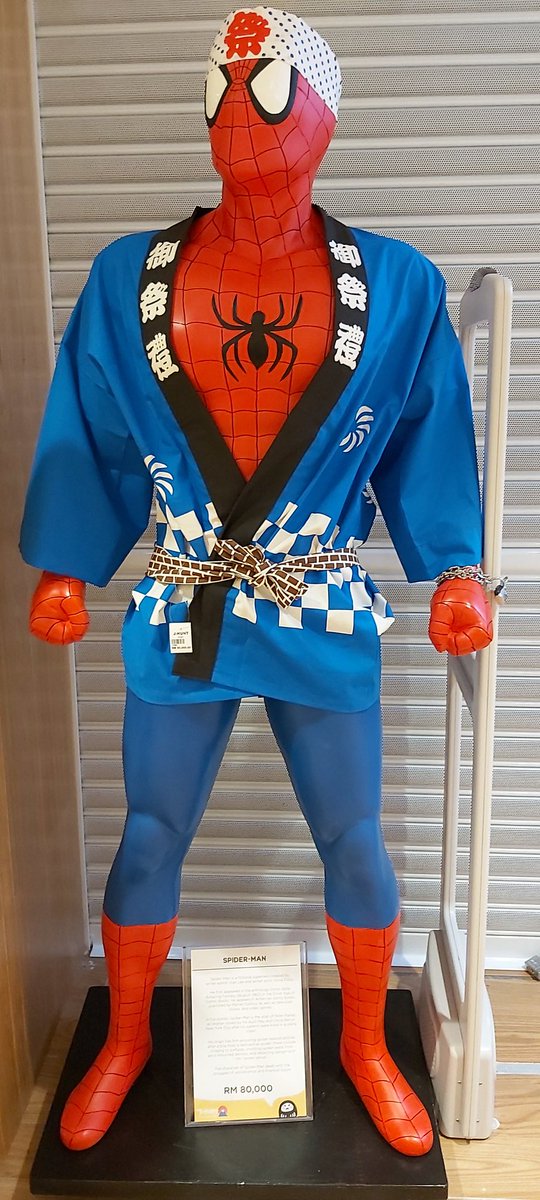 Since when Spiderman is working in a sushi bar? 
😂😂😂
Jhunt, opening it's 1st outlet in Subang Jaya tomorrow
#jhuntmottanai