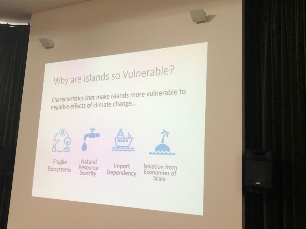 InnovationOfAz's tweet photo. Bonnie Lewtas tells us how can the Islands be forerunners in the fight against climate change 
#ClimateChange #islands #regionalcooperation #InterregEurope @INTERREGTweets @RegioCoop https://t.co/srz2baxelp