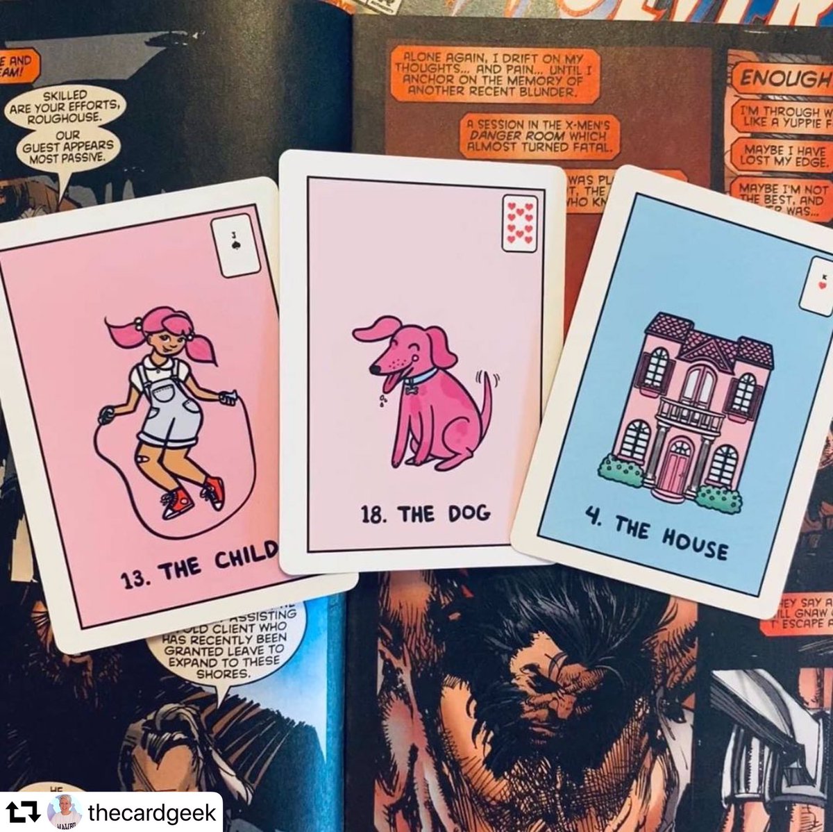 thecardgeek's tweet image. 🧸🐶🏠 Be childish today with a good friend who you consider family ... make sure you tag me in on your childish escapades ... we all need a little playtime! 🐶🧸🏠 #needsomefun #cutecards #funlenormand ##lovelenormand @worlddivination