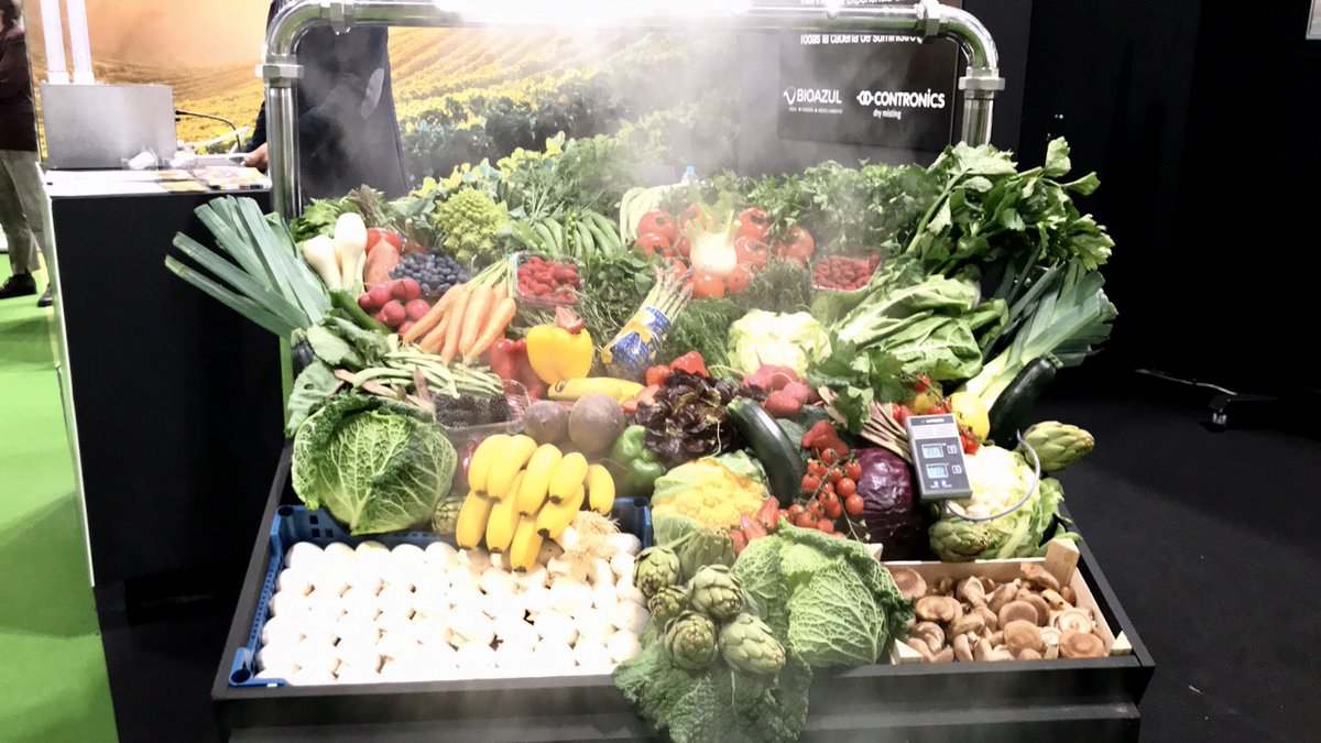 bioazul_spain's tweet photo. Última jornada pero seguimos recibiendo muchas visitas en nuestro stand! 🤝 Os esperamos para comprobar cómo de frescas 🥬🥕🍅 están nuestras verduras después de 3 días de #FruitAttraction19 !!! https://t.co/8fyBr5gBGZ