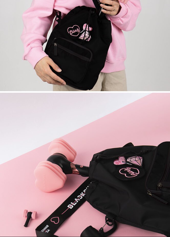 BLACKPINK BLINKポーチ 中型 黒とピンク BLACKPINK BLINKポーチ 中型 黒とピンク ポーチ : BLACKPINK
