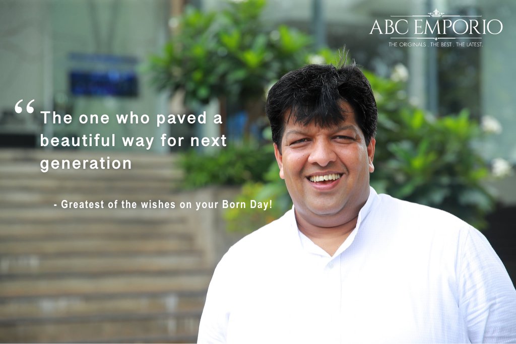 EmporioKochi's tweet photo. 🎈🎈🎈 Happy Birthday 🎈🎈🎈, Chairman &amp; Founder of ABC Group - Mr Muhammed Madani .
we wish you to celebrate all the wonderful things that make you so special, not just on your special day, but on every day of the year
#HappyBirthday #founder #Chairman #abcgroup https://t.co/XFuDDczuFu