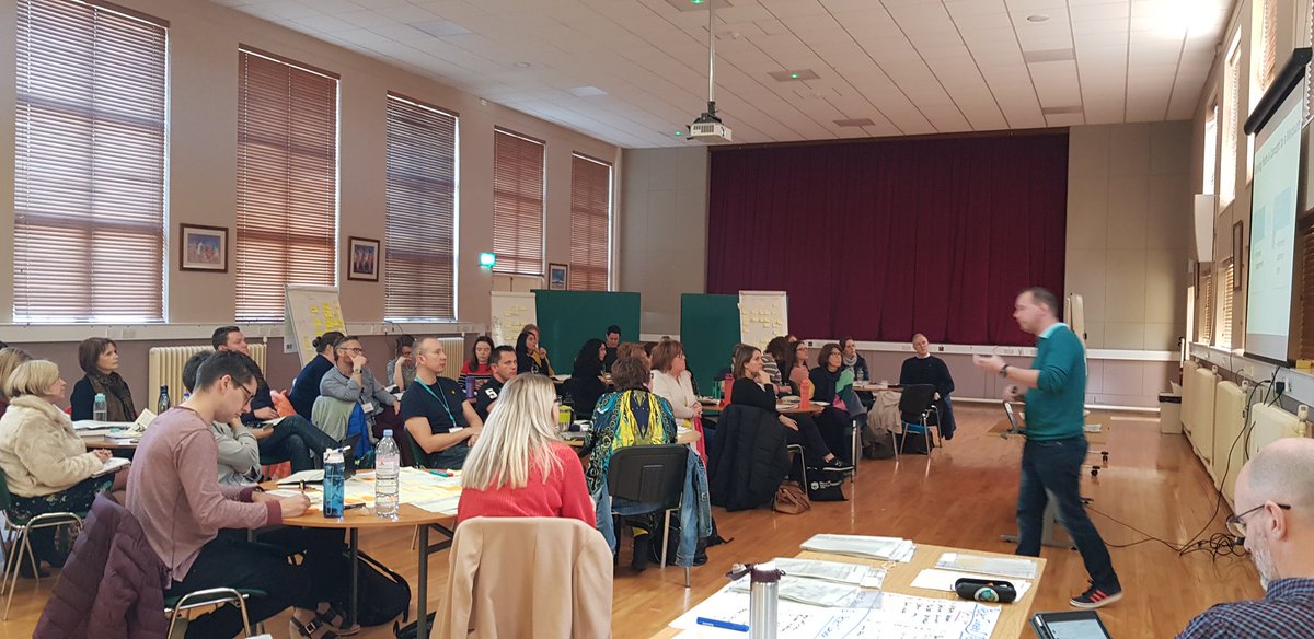 PaulaTaylor1001's tweet photo. Day 3 for #scil24 loving how engaged everybody is and how the connections across HSC are already being made. One of the most beneficial outcomes of regional programmes. #systemslearning @HSCQI @ScIL_NES @HSC_LeadershipC @clooneydiamond https://t.co/ffwan9uPcr