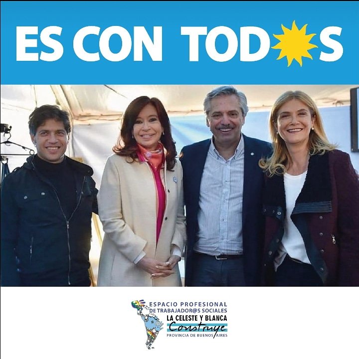 arcuri_laura's tweet photo. Con TODOS!por TODOS! https://t.co/GKzHmtA9JL