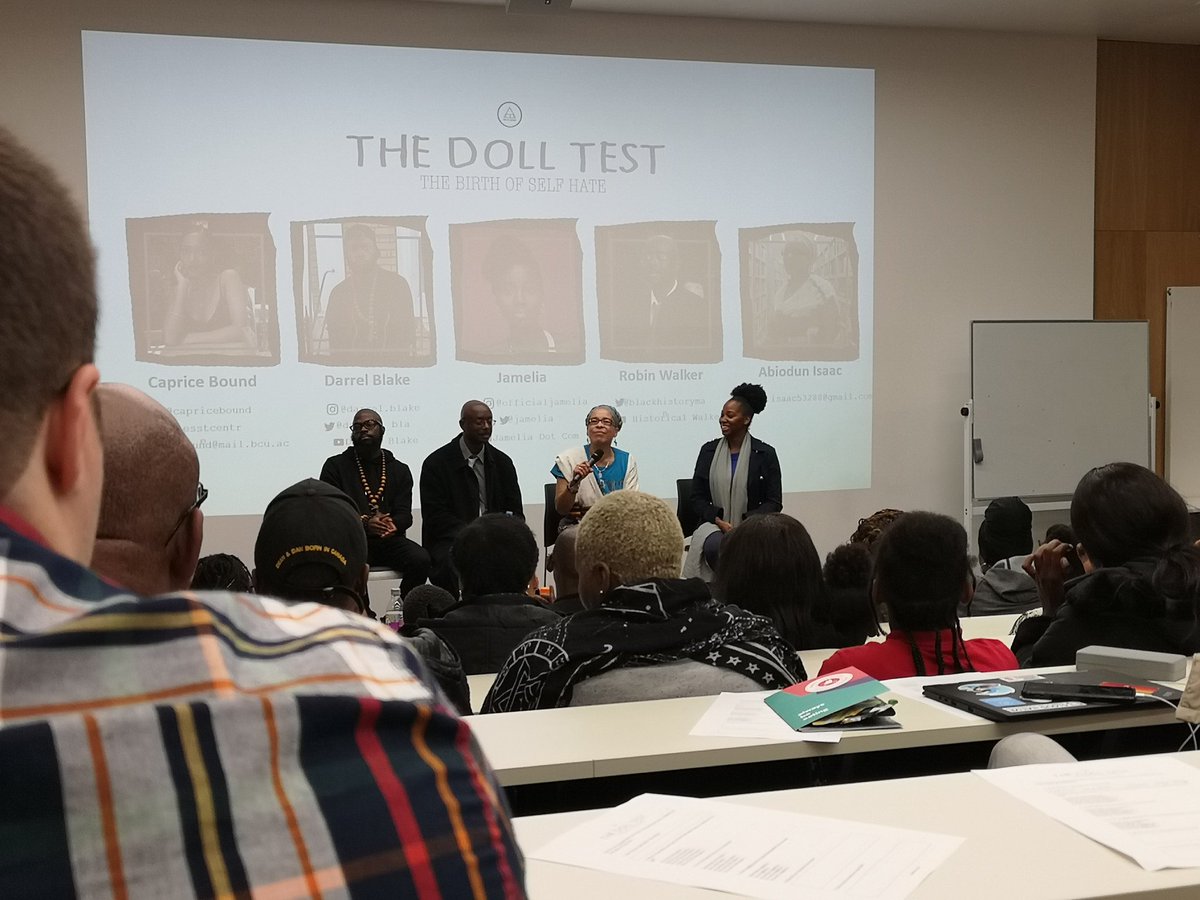 Poppybeadstory's tweet photo. This year's #BHM2019 has been a positive trickle of discovery. From a @BameUob event where I met @_natashahenry to watching #thedolltest last night and listening to the honesty of the panel. The conversation needs to continue. #tdt2019 https://t.co/vzd8tYktBq