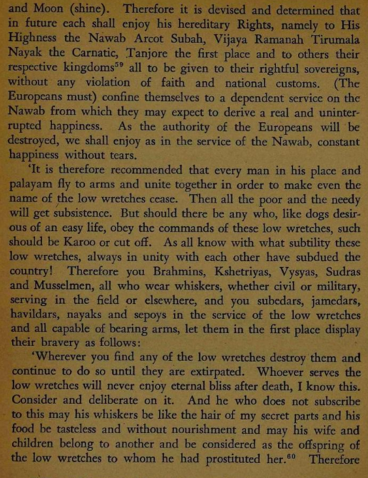 The whole 'Proclamation of Jambudweepa' text is here in 3 images, translated faithfully in English. There were two versions of it, the Srirangam version had the additional part, appealing to the authority and blessings of the learned folks there...