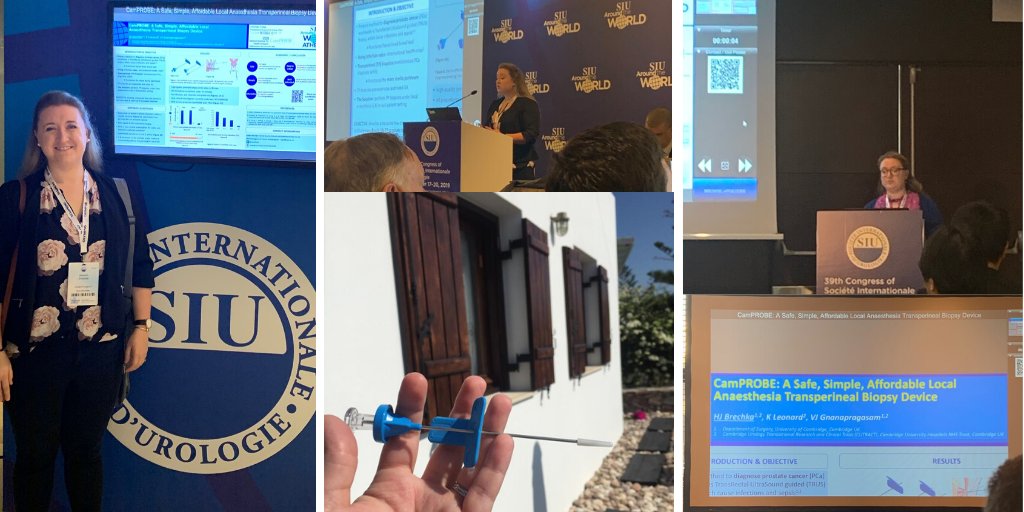 To round up a fantastic conference, with an engaged audience & a terrific Q&A session, we took CamPROBE out to soak in glorious weather!! Well done CUTRACT team! @SIU_urology #greece #prostatecancer #saferbiopsies #transperinealbiopsy