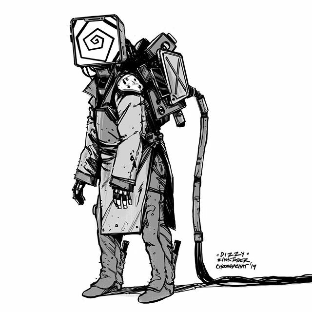 choonhachat's tweet photo. Day 24⁠
⁠
#inktober⁠
#inktober2019⁠
#procreate⁠
⁠
#choonhachat⁠
#experteezzz⁠
#bruteforcemethod⁠
#scifi #characterdesign #conceptart https://t.co/4HdQQQlXR2 https://t.co/lusRX4nIdI
