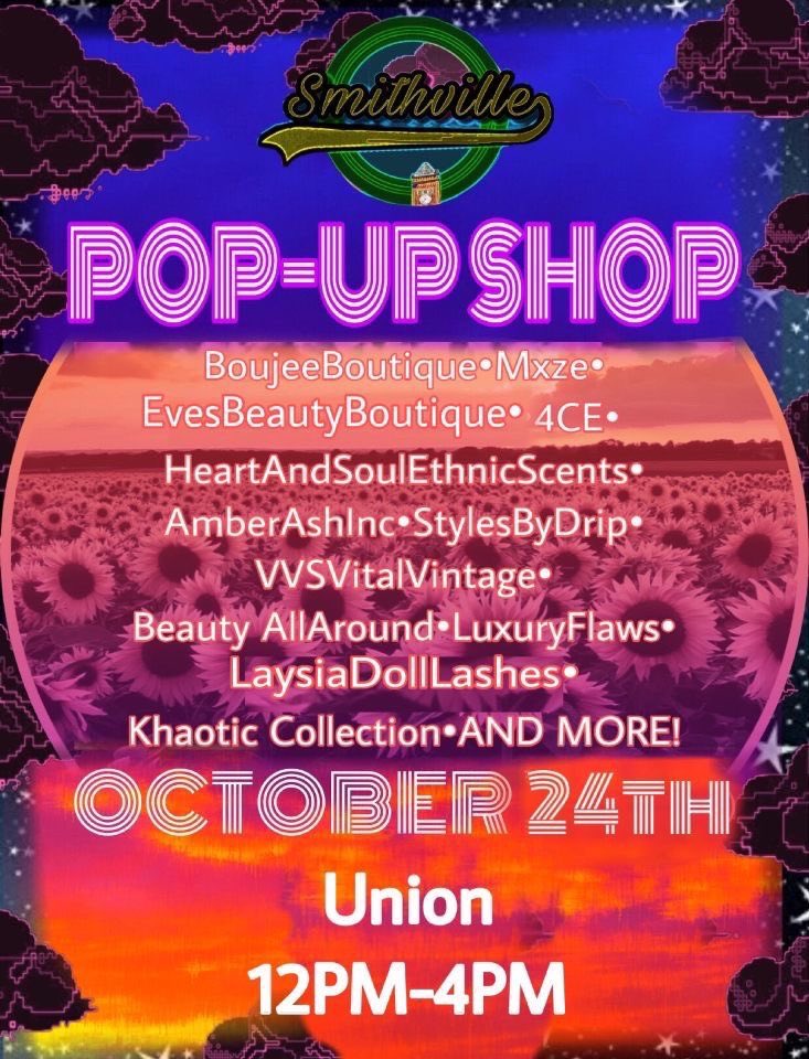 gbacjcsu_'s tweet photo. We’re loving all the energy Smithites!Today is the day to get your support your favorite on campus entrepreneurs! Come out to the pop up shop this afternoon from 12-4 to show off your crocs and slides! #jcsuhc #smithville https://t.co/7cEVFoG8Tw