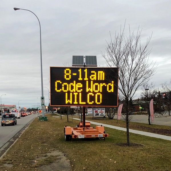 work4wilco's tweet photo. We're done! The sound barrier wall on St. Albert Trail is now complete. To thank you for your patience, please enjoy a coffee on us! #StAlbert #YEG https://t.co/lTo6UHytcX