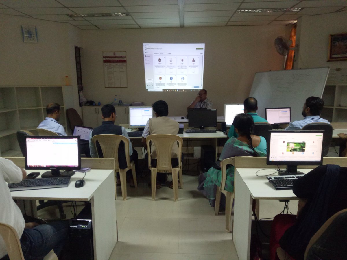 km_marali's tweet image. Conducted three days faculty development program on #Python.
An Hands on experience.
Thanks to @anacondainc for proving PYTHON IDE as free source. Prof. S. S. Navalgund Sir was resource person.
#Python #pythonworkshop