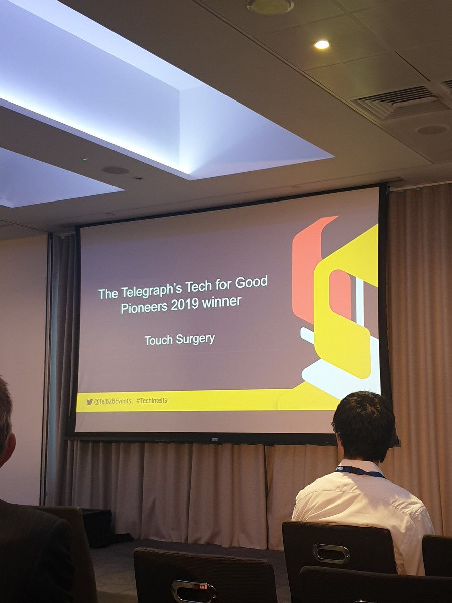 JonathanGrinbau's tweet image. @TouchSurgery won the Telegraph&apos;s Tech4Good Prize - rewarding tech pioneers who change people&apos;s lives. Congrats! #innovation #TechIntel19 @UCLEnterprise @EENLondon @TelB2BEvents