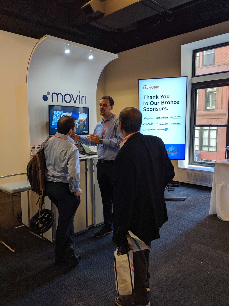 moviri's tweet image. We are at the #BMCExchange NY, with our guests😉. We are waiting for you at our booth!

@BMCSoftware @AkamasLabs #capacitymanagement