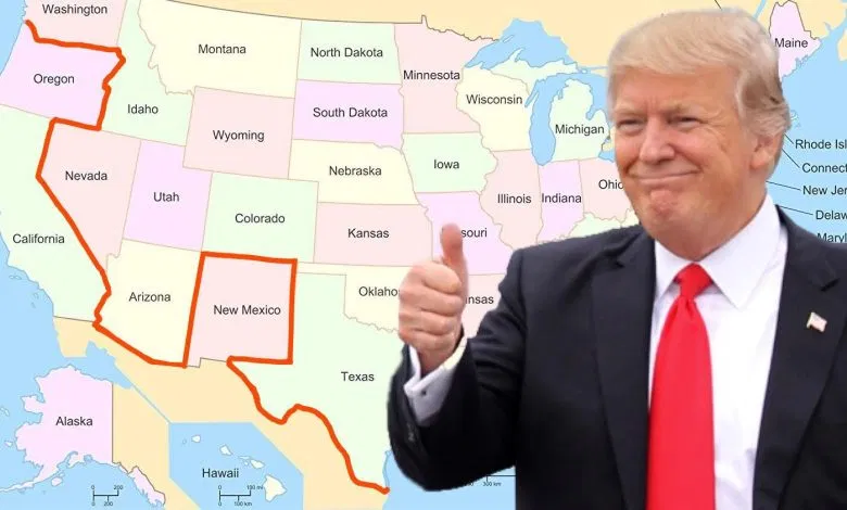 socialcrednews's tweet photo. The Caligonian Wall: Trumpโs plan to wall off the land of fruits, nuts, and Antifascism. California and Oregon will join New Mexico on the other side of the wall.
#ColoradoBorderWall #ColoradoWall #Colorado #NPCmeme #NPCmemes
https://t.co/unRsHxNkn5 https://t.co/h18AuDgQ7l