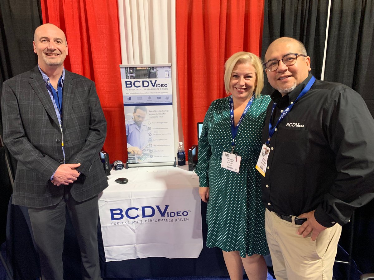 BCDVideo's tweet photo. Our team is having a great time at #SecurityCanadaCentral! If you're also at the show, stop by booth 1026. #BCDVideo #Canasa https://t.co/tmyH4SdPF6
