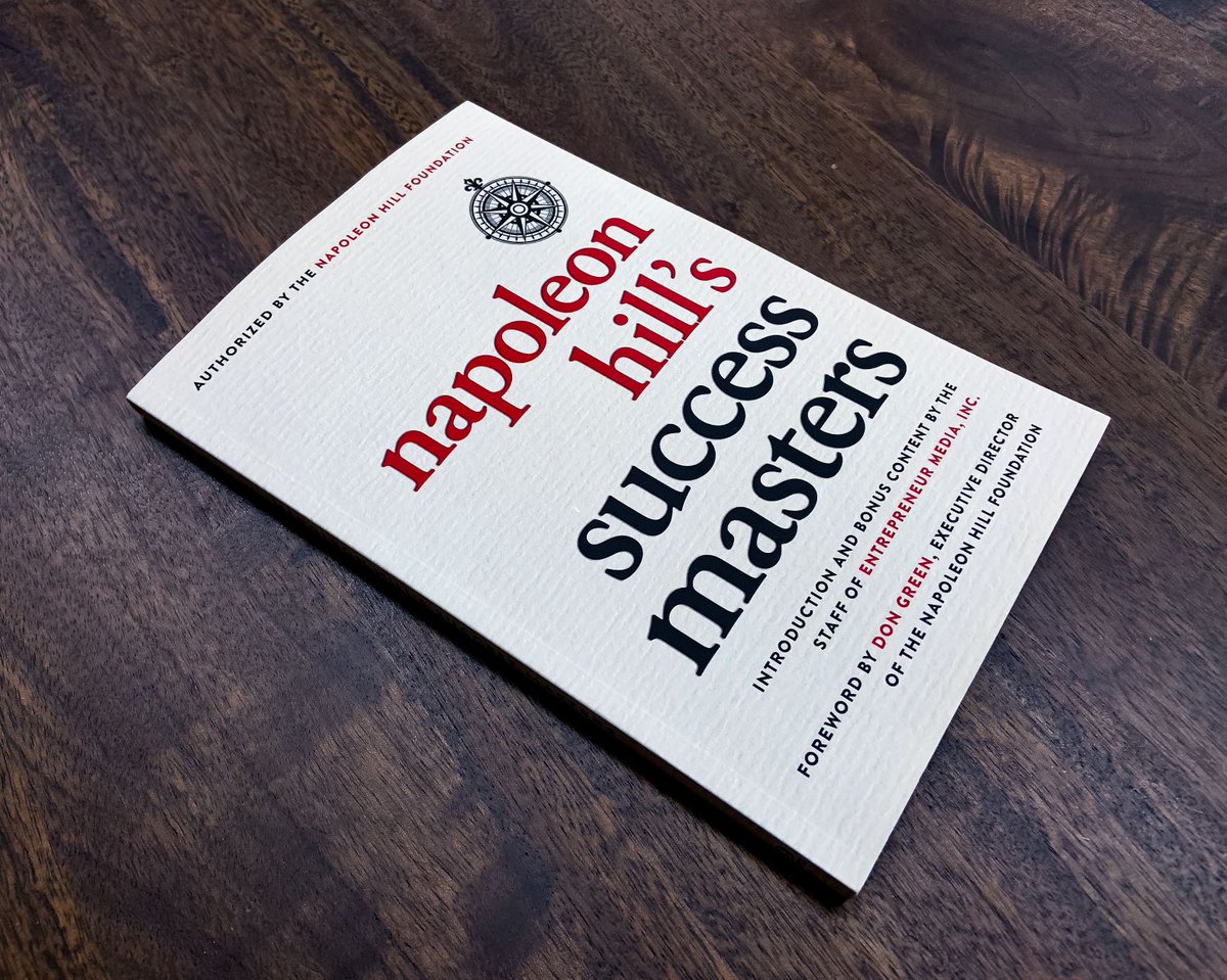 EntBooks's tweet photo. Napoleon Hill's #SuccessMasters by @NapoleonHillFdn | Buy the book today! https://t.co/4IkTLmuwiF #EntrepreneurBooks https://t.co/hEqrhsoCHm