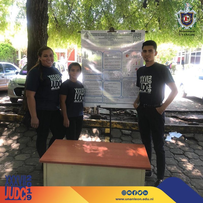unanleon's tweet photo. #EnDesarrollo
Jornada Universitaria de Desarrollo Científico #JUDC2019.
Facultad de Ciencias Económicas y Empresariales.
#BicentenariaUNANLeón
#UNANLeón #JUDC https://t.co/3L423gYFWC