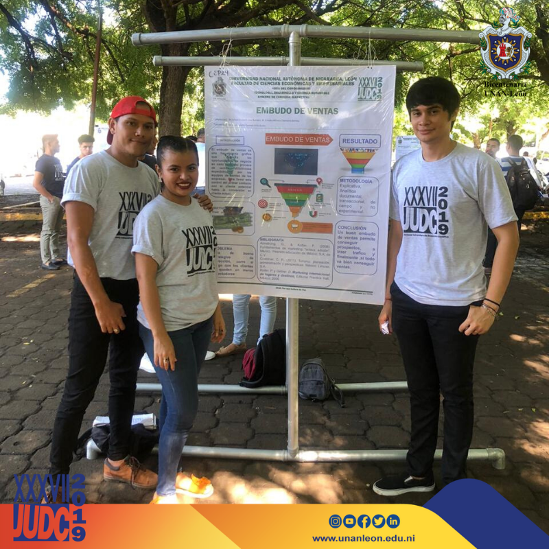 unanleon's tweet photo. #EnDesarrollo
Jornada Universitaria de Desarrollo Científico #JUDC2019.
Facultad de Ciencias Económicas y Empresariales.
#BicentenariaUNANLeón
#UNANLeón #JUDC https://t.co/msgvFRwdbn