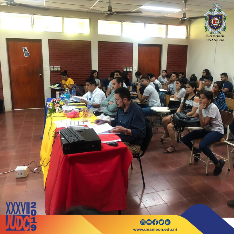 unanleon's tweet photo. #EnDesarrollo
Jornada Universitaria de Desarrollo Científico #JUDC2019.
Facultad de Ciencias Económicas y Empresariales.
#BicentenariaUNANLeón
#UNANLeón #JUDC https://t.co/msgvFRwdbn