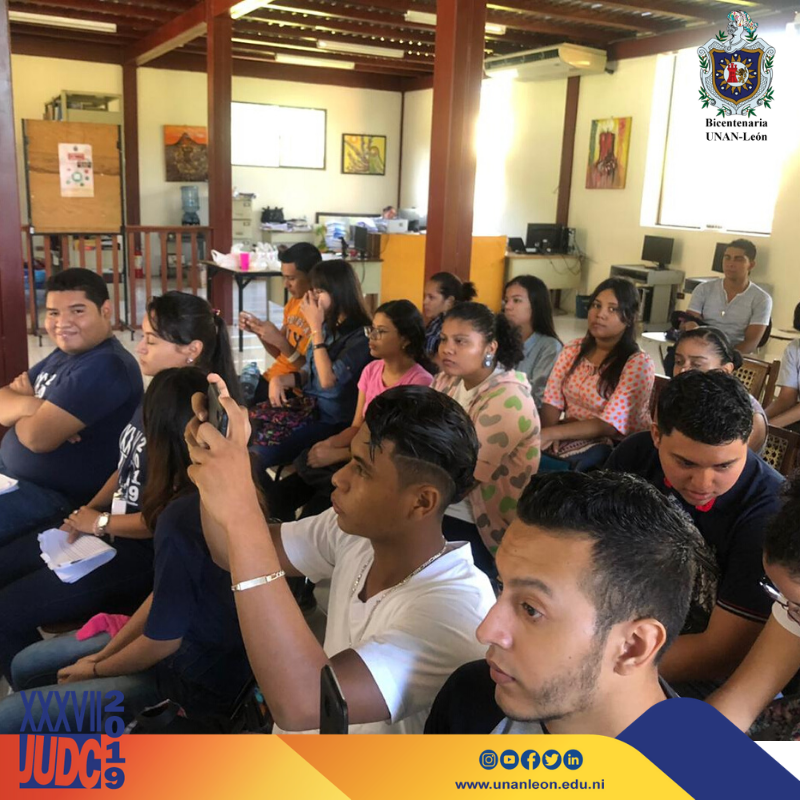 unanleon's tweet photo. #EnDesarrollo
Jornada Universitaria de Desarrollo Científico #JUDC2019.
Facultad de Ciencias Económicas y Empresariales.
#BicentenariaUNANLeón
#UNANLeón #JUDC https://t.co/xsH2DWPgt8
