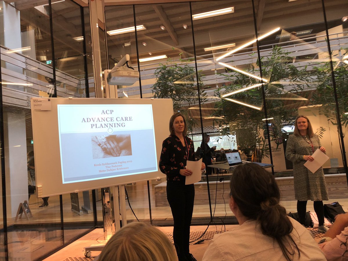 ACP samtaler præsenteres af palliativt sengeafsnit
