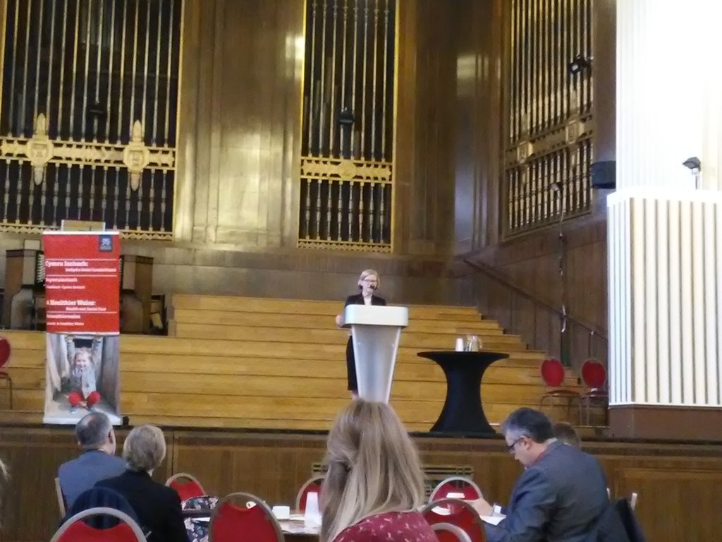 Emma Woollett of Swansea Bay UHB launching our healthier Wales event to improve the health and happiness of our communities and staff