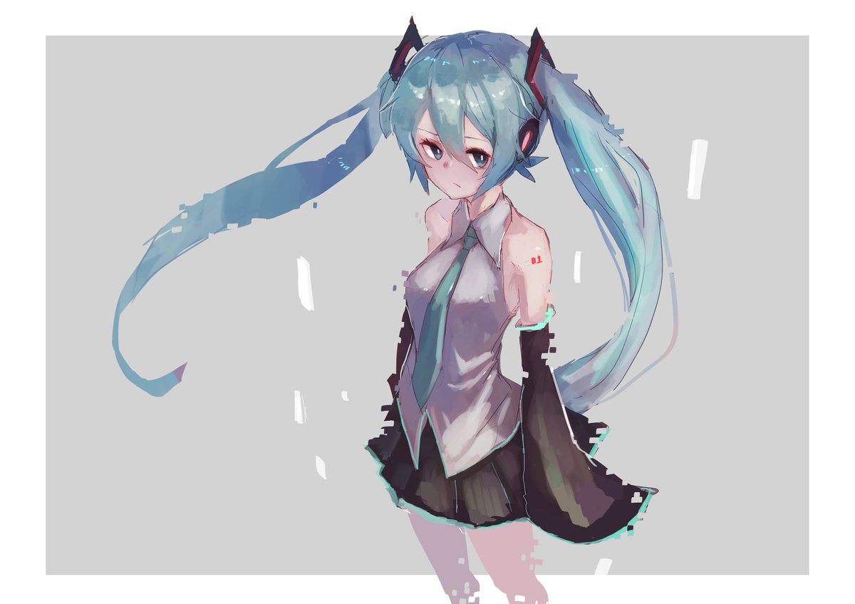 初音ミク「ラクガキ初音ミクちゃん 」|ｼ ﾌﾞﾘ ﾝ ｶﾞ ﾙのイラスト