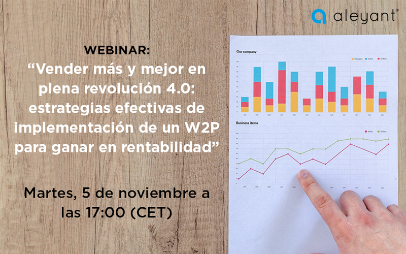 aleyant_es's tweet photo. Próximo webinar de Aleyant: "Vender más y mejor en plena revolución 4.0: estrategias efectivas de implementación de un W2P". ¡Inscríbete ya! https://t.co/uTiT7kO4HX https://t.co/UIspKaDzTX