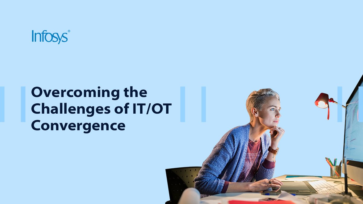 Infosys's tweet image. Faster decision making and #data flow increase with IT and OT convergence. Learn how dissolving organizational boundaries help. infy.com/2Mm8OzQ #InfosysInsights