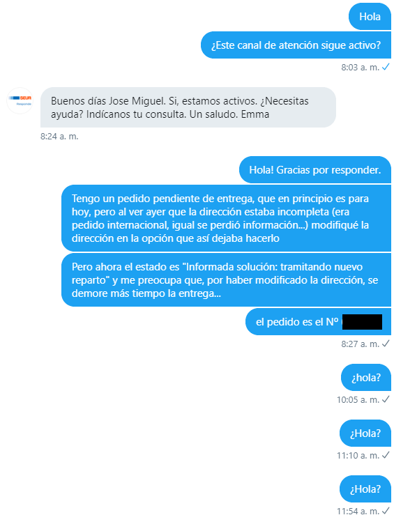 LinkNiflheim's tweet photo. ¿Algún truco para que me hagan caso? Me dicen que hacen caso pero no me lo hacen... @SEUR @SEUR_responde https://t.co/YRpSenzwoX