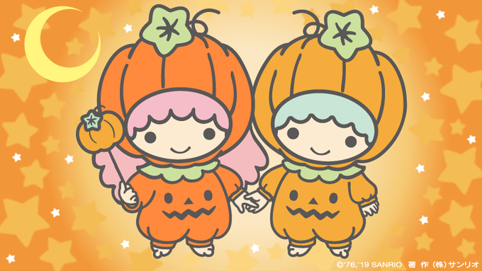 ハロウィーンのお菓子を出そうと思ってキキがステッキを振ったら、わたしたちかぼちゃになっちゃった☆ 