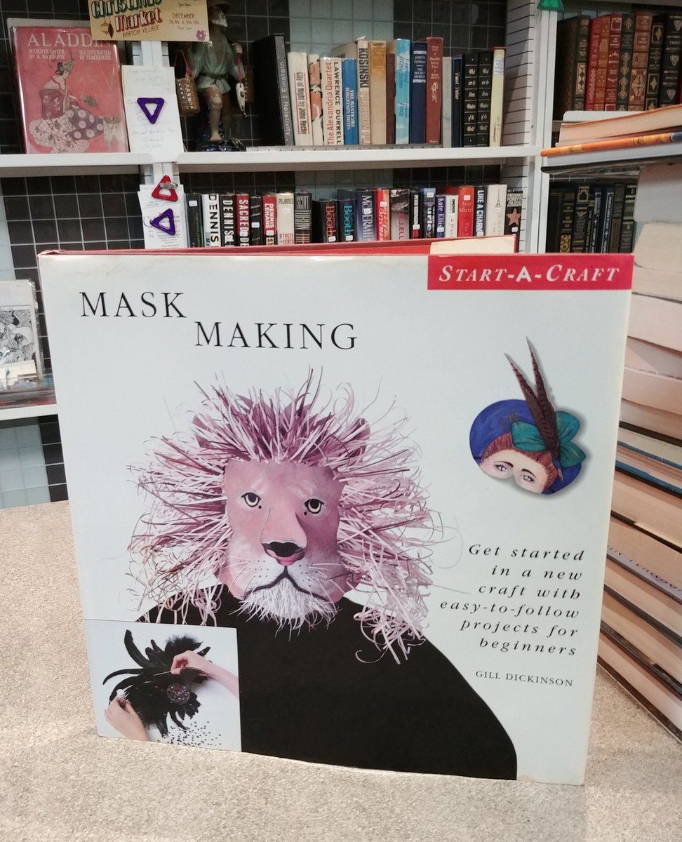 rivertradingco's tweet photo. If you're still contemplating your Halloween costume, here's a killer book showing you how to put together detailed masks. Totally worth flipping through for ideas. https://t.co/GdEStW35N1