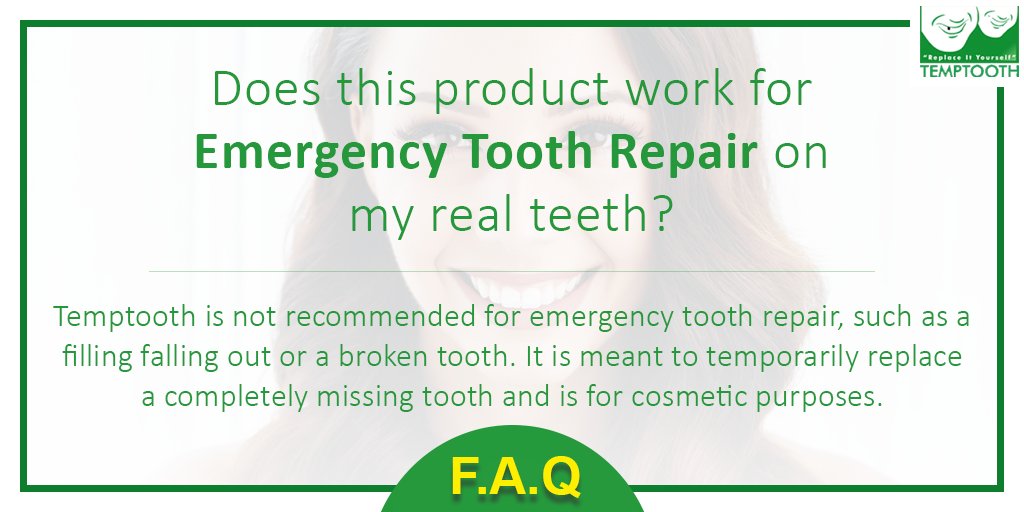 Temptooth1's tweet photo. Not sure if this product work for emergency tooth repair? Find here.
#Temptooth #FAQ #toothrepair https://t.co/QMqjeZoLgG