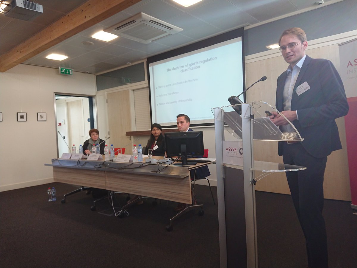 Sportslaw_Asser's tweet photo. Panel 2 of #ISLJConf19 is now underway on #CriminalLaw and Sport / #CriminalLaw of sport.
#Sportslaw #Doping #matchfixing #DueProces #Evidence https://t.co/uIEKG4ju3Q