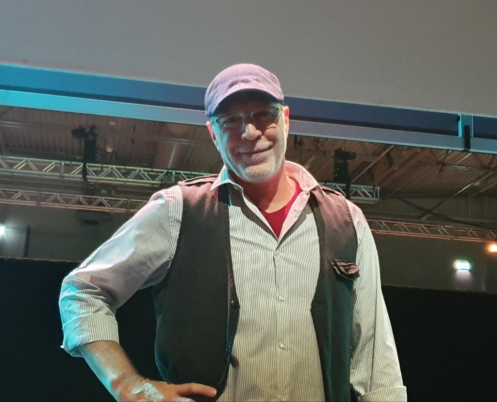 Keynote speaker James Whittaker is ready on TechDays stage. Be there at 15.30 #TDswe <a href="/docjamesw/">James Whittaker</a>
