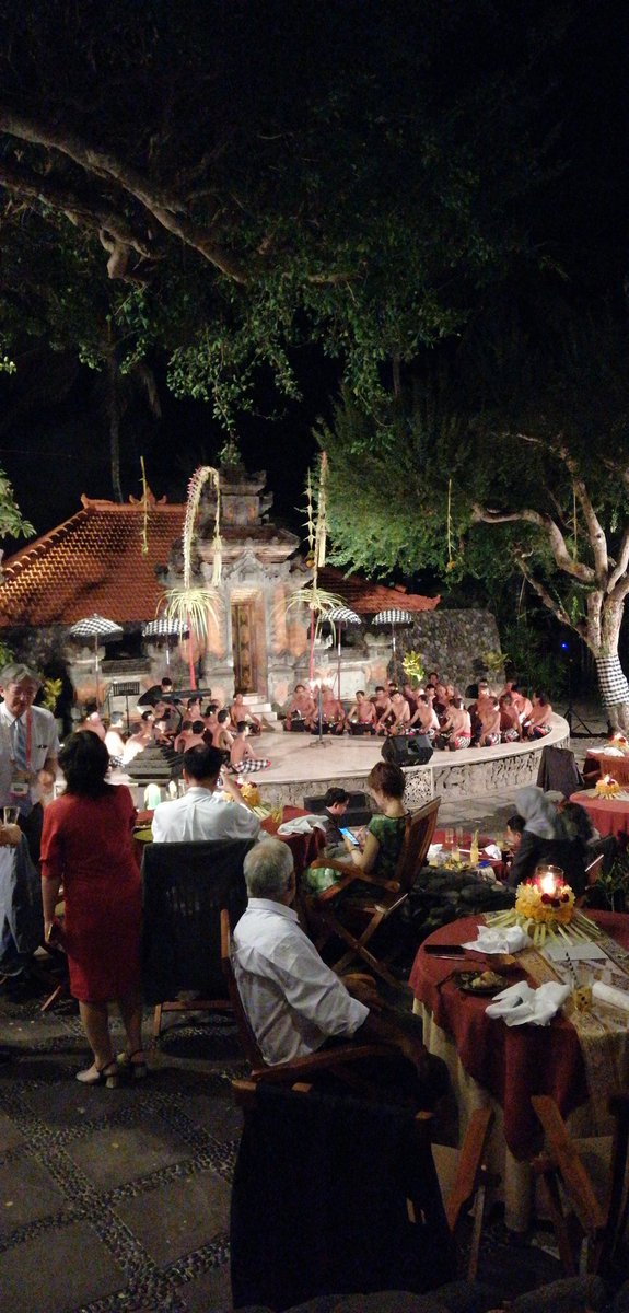 asvs2019's tweet photo. Enjoying the  Kecak Dance in our faculty dinner tonight. #asvs2019 https://t.co/Bx2NZr1i5U