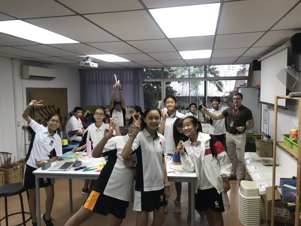 Thank you <a href="/TonyPalumbo1/">Tony Palumbo</a> for inviting me to see MS MYP2 Music students making recycled instruments to celebrate #UNDay today! Here’s to nurturing the next generation of global citizens to support collective action to realise peace, development and human rights for all! #isspride