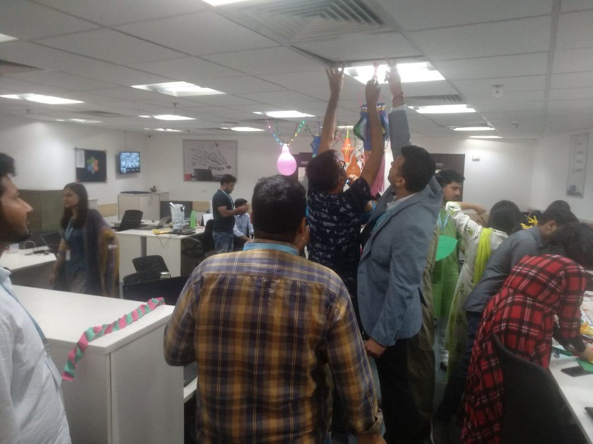 BaffleSol's tweet photo. Diwali Celebration at @BaffleSol Day 1
#lifeatBaffleSol #DiwaliCelebration #Festivalmood #Festivalmasti #FunatWork #FestiveSeason #HappyDiwali #DiwaliFunction https://t.co/BkDZKdvs6U