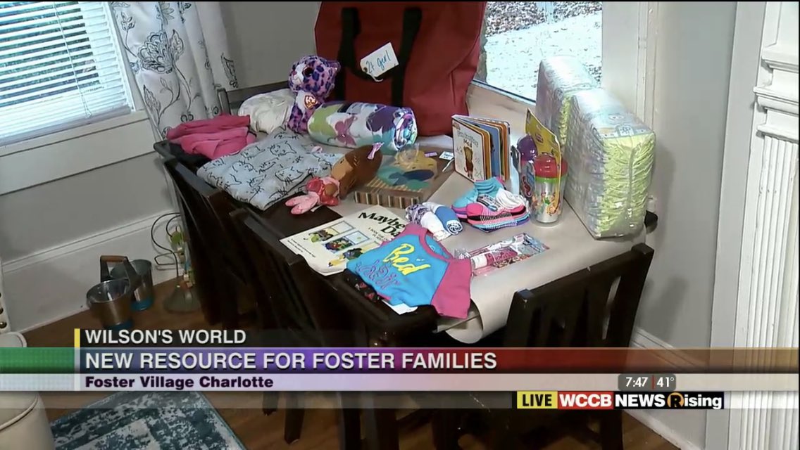 So glad we were able to surprise Becky Santoro with @FosterVillCLT today!! Big thx to <a href="/OneHourNC/">One Hour Charlotte</a>! ❤️ #WMOG <a href="/WCCBCharlotte/">WCCB Charlotte's CW</a>