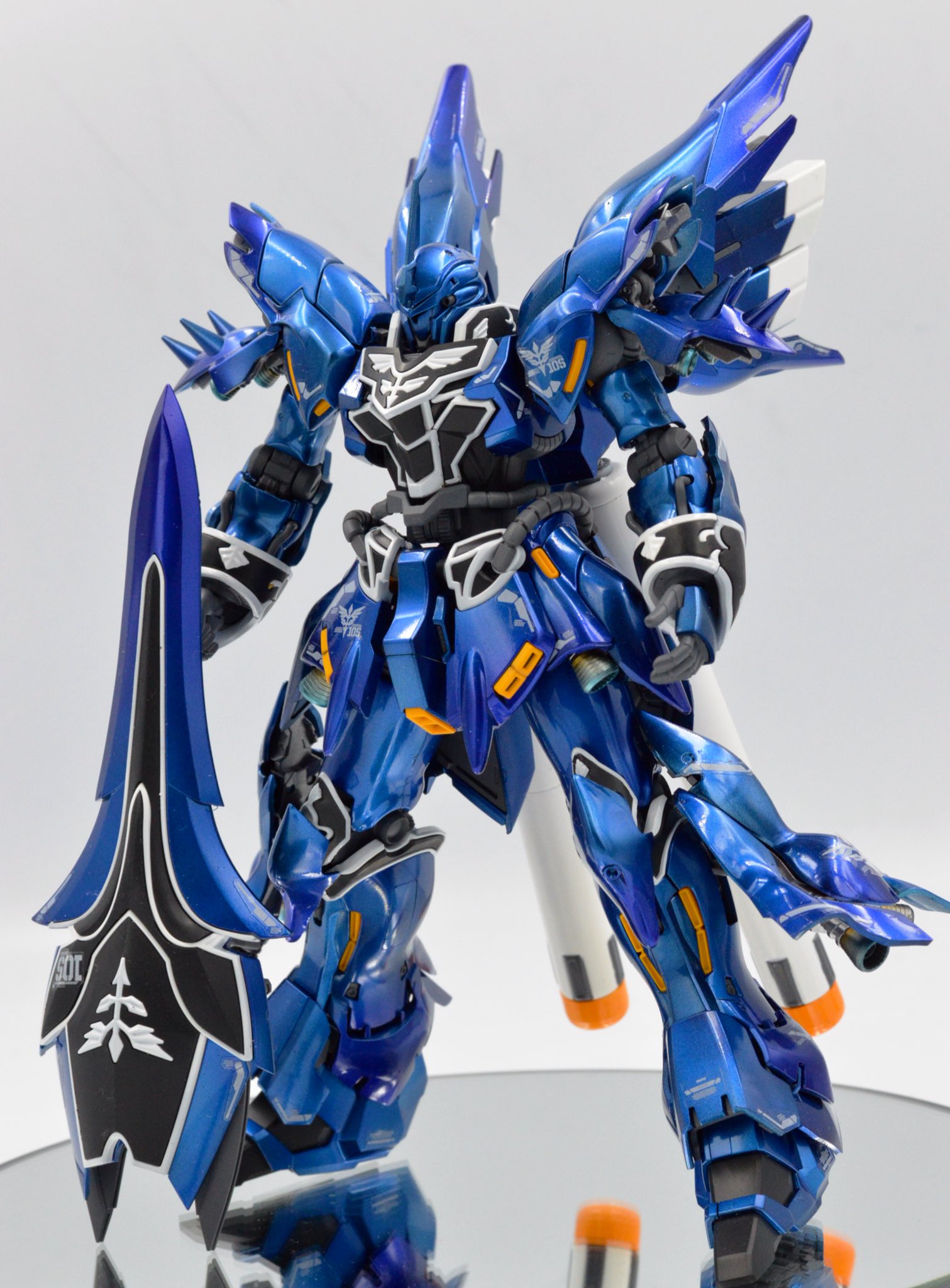 RG シナンジュ　特殊塗装 RGシナンジュ キャンディ塗装｜ぽんさんのガンプラ作品｜GUNSTA