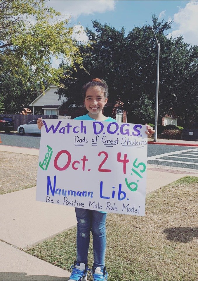 NaumannPta's tweet photo. Don’t forget to join us tonight for the Watch D.O.G.S. meeting! @NauKnights #watchDOGS #joinus #beapositiverolemodel https://t.co/nw0sukG0Q2